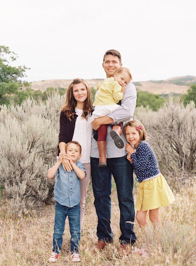 Dr. Brett Haderlie - Chiropractic Physician and his family (wife and 3 kids)